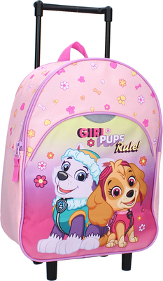 Paw Patrol Girl Pups Rule Koffert 9L, Rosa