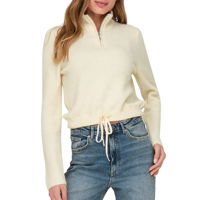 Only Fia Zip High Neck Knit Trui Dames