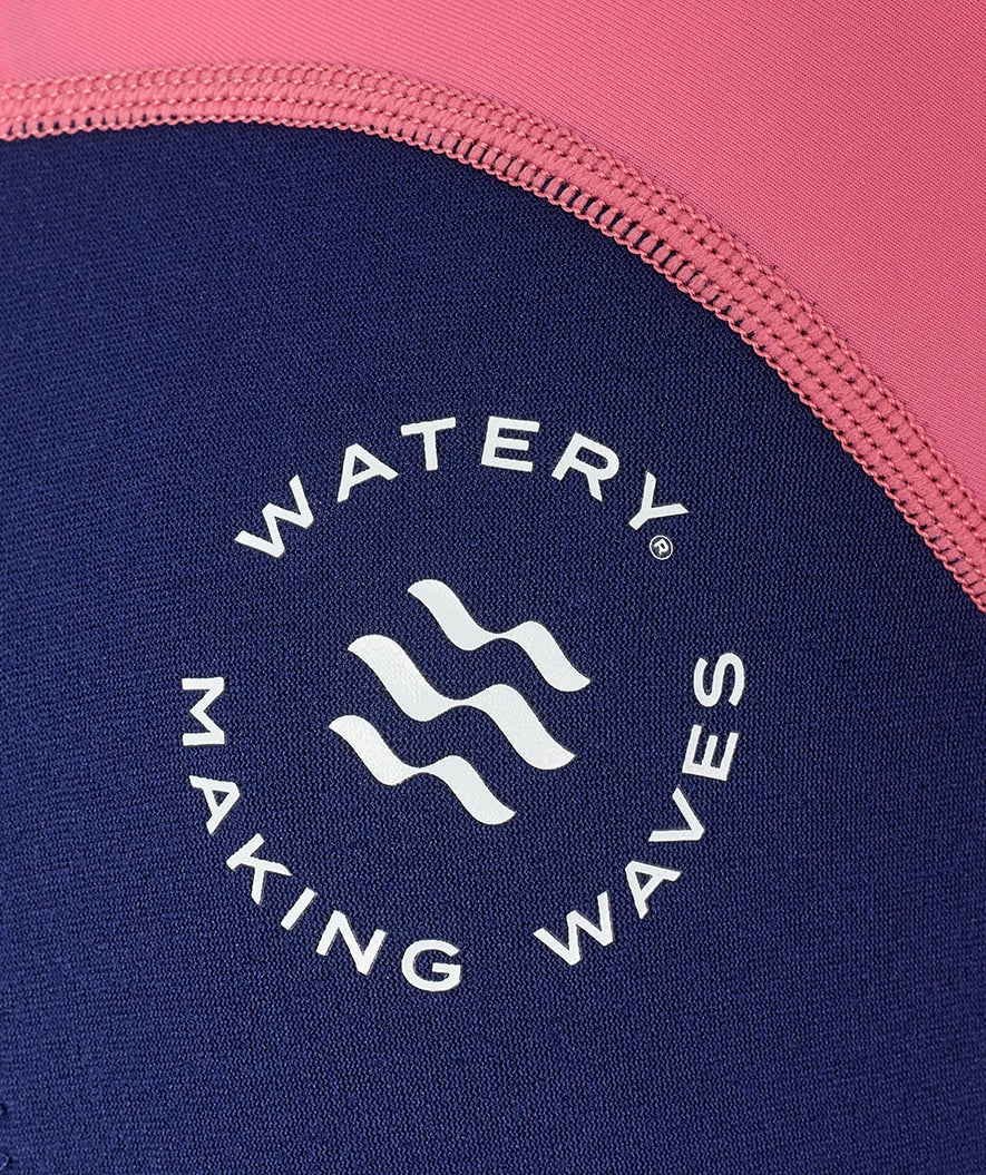 Watery UV våddragt til børn - Calypso Langærmet - Pink