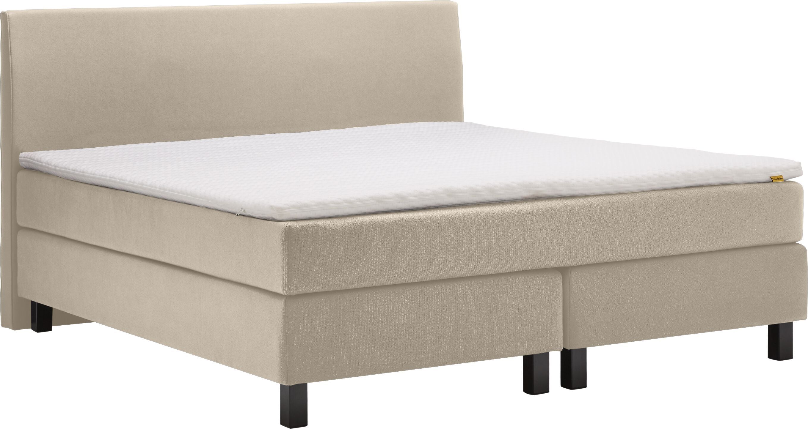 bico GOODNIGHT Boxspringbett - Natur / B: 180.0 cm x T: 200.0 cm