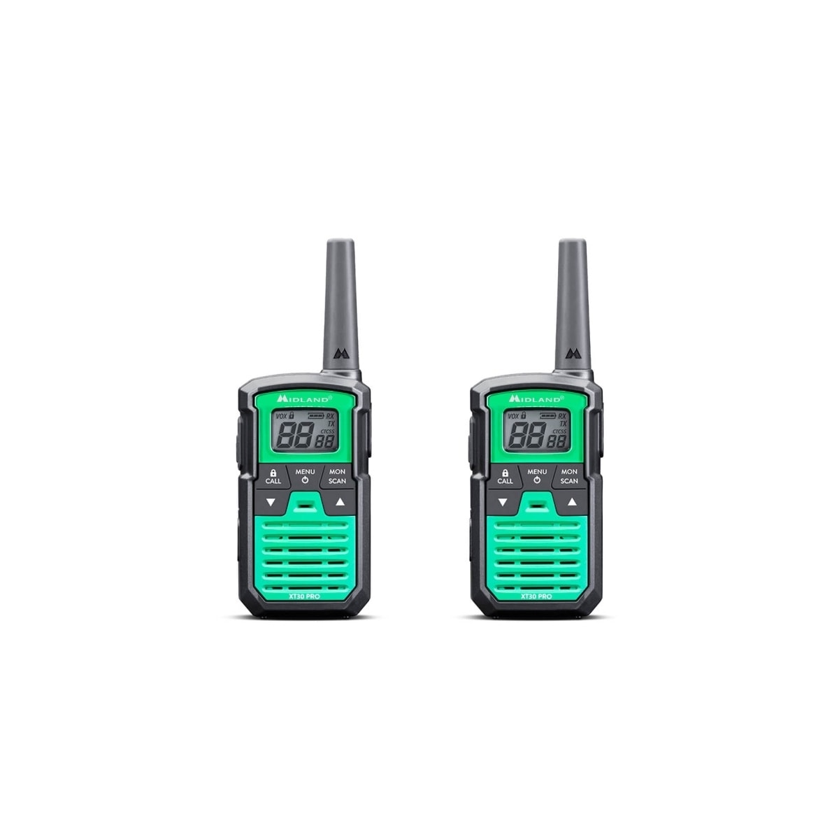 Midland Walkie Talkie XT30 Pro Svart/Grønn