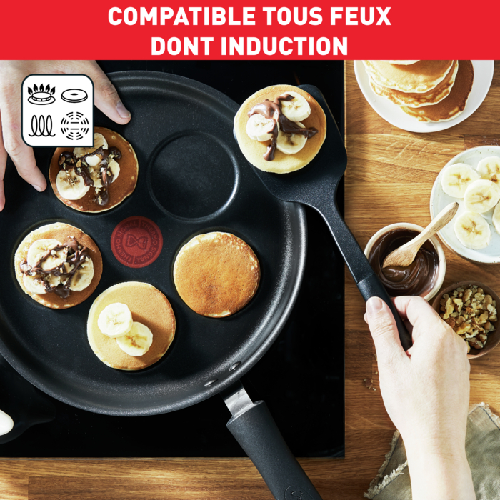 Poêle multi-crêpes 27 cm