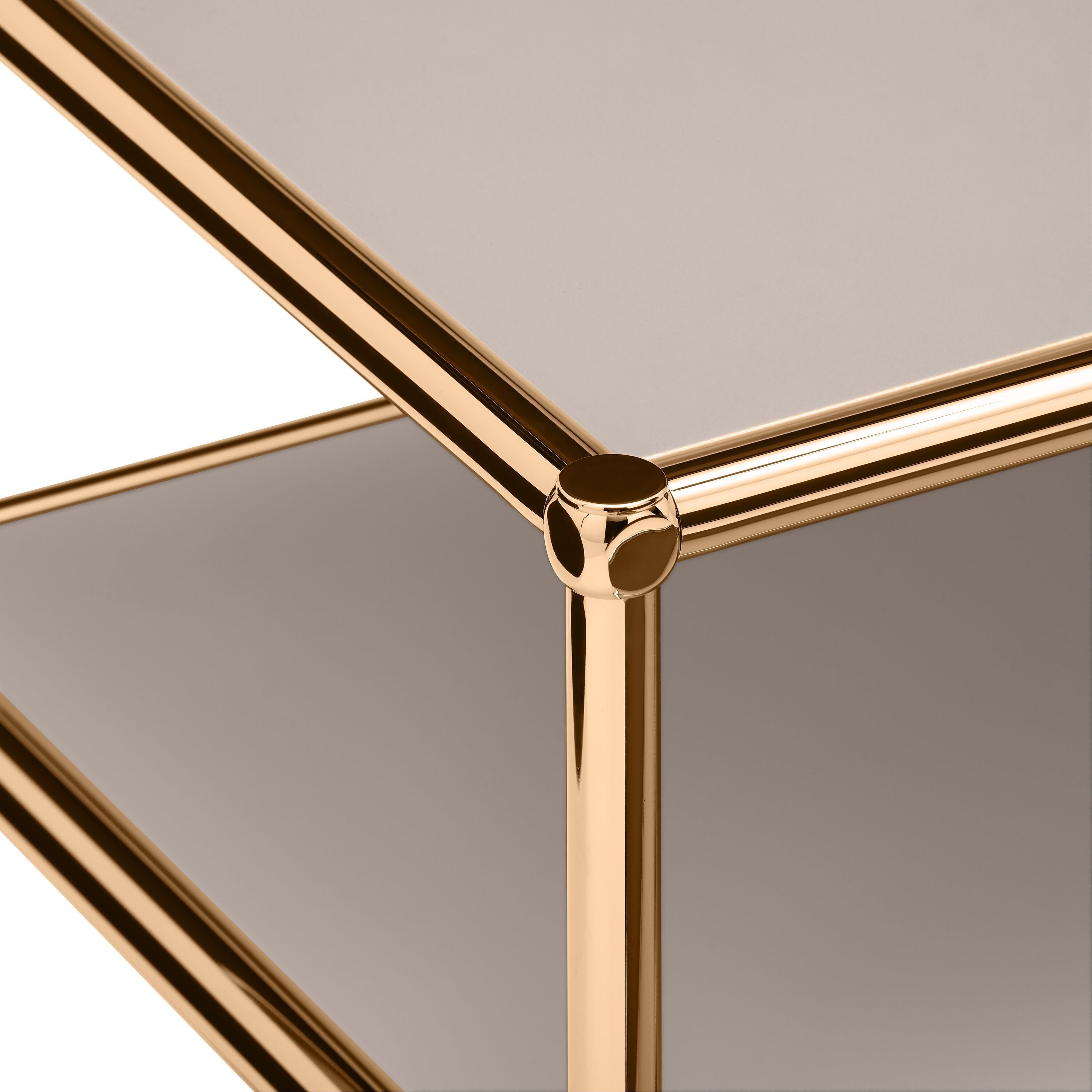 FLEXCUBE Salontisch - Taupe / B: 77.5 cm x T: 77.5 cm x H: 43.5 cm