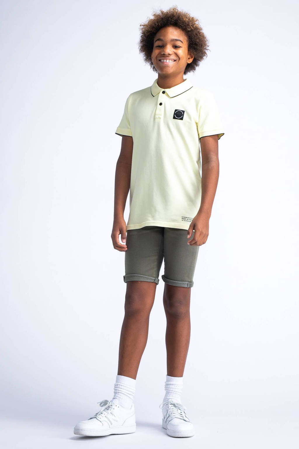 Petrol Industries denim short legergroen