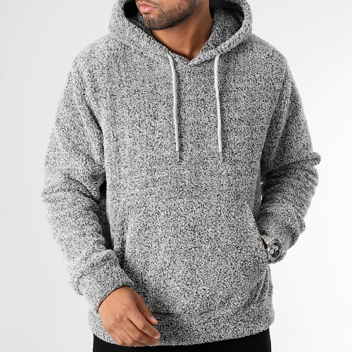 Sweat Capuche Mouton 0248 Gris Chiné