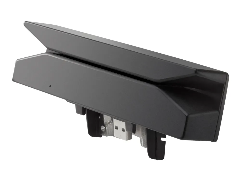 HP RP9 Integrated Dual Head MSR - Magnetisk kortlæser - USB 2.0 - HP sort - for RP9 G1 Retail System 9015, 9018, 9118