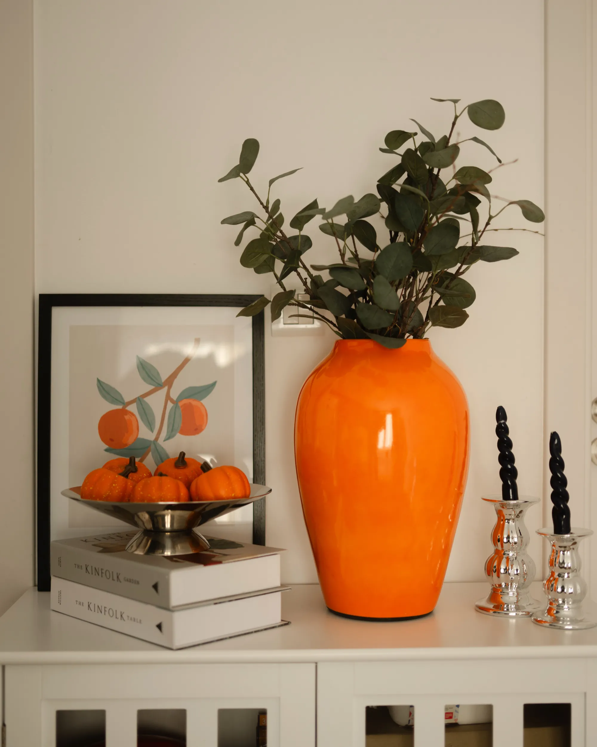 Bloemenvaas TERRASA Keramiek 39 cm Oranje
