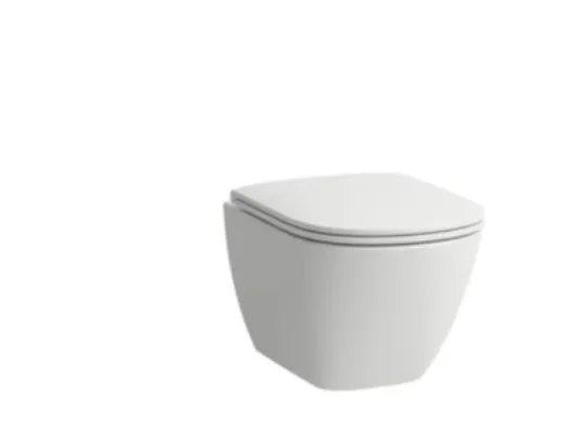 Laufen Lua væghængt toilet - rimless hvid