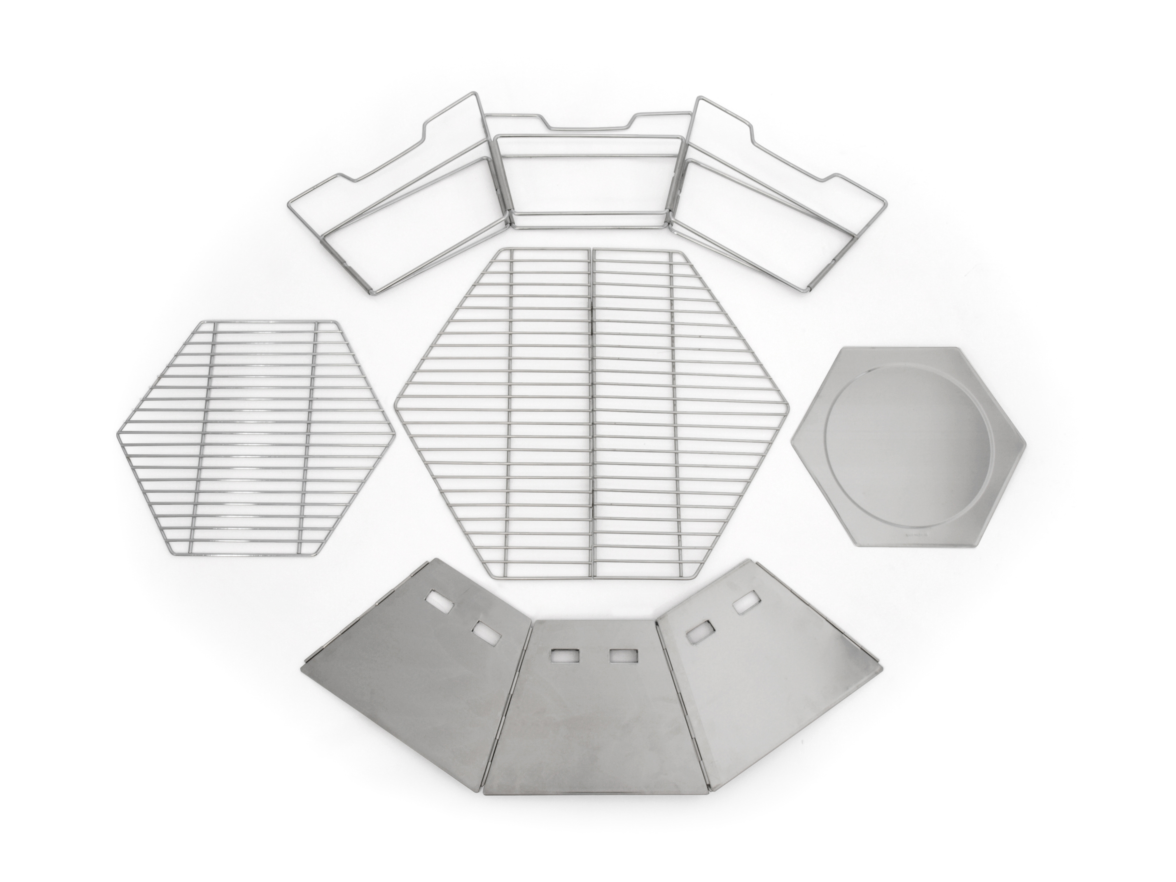 Grill und Feuerschale Hexagon