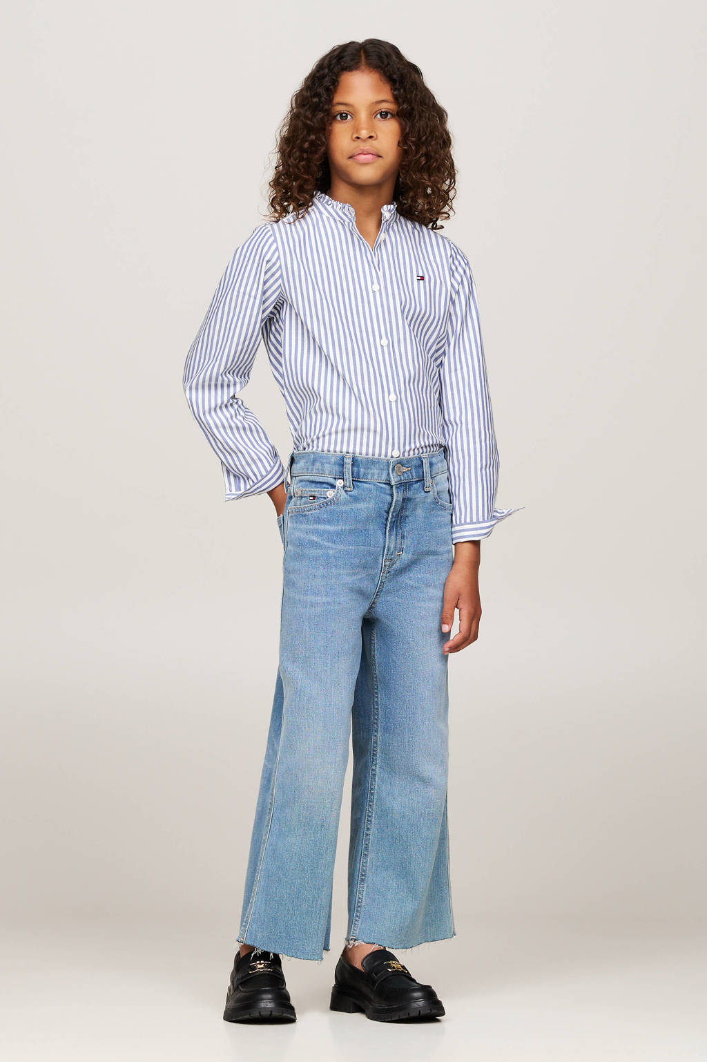 Tommy Hilfiger gestreepte blouse blauw/wit