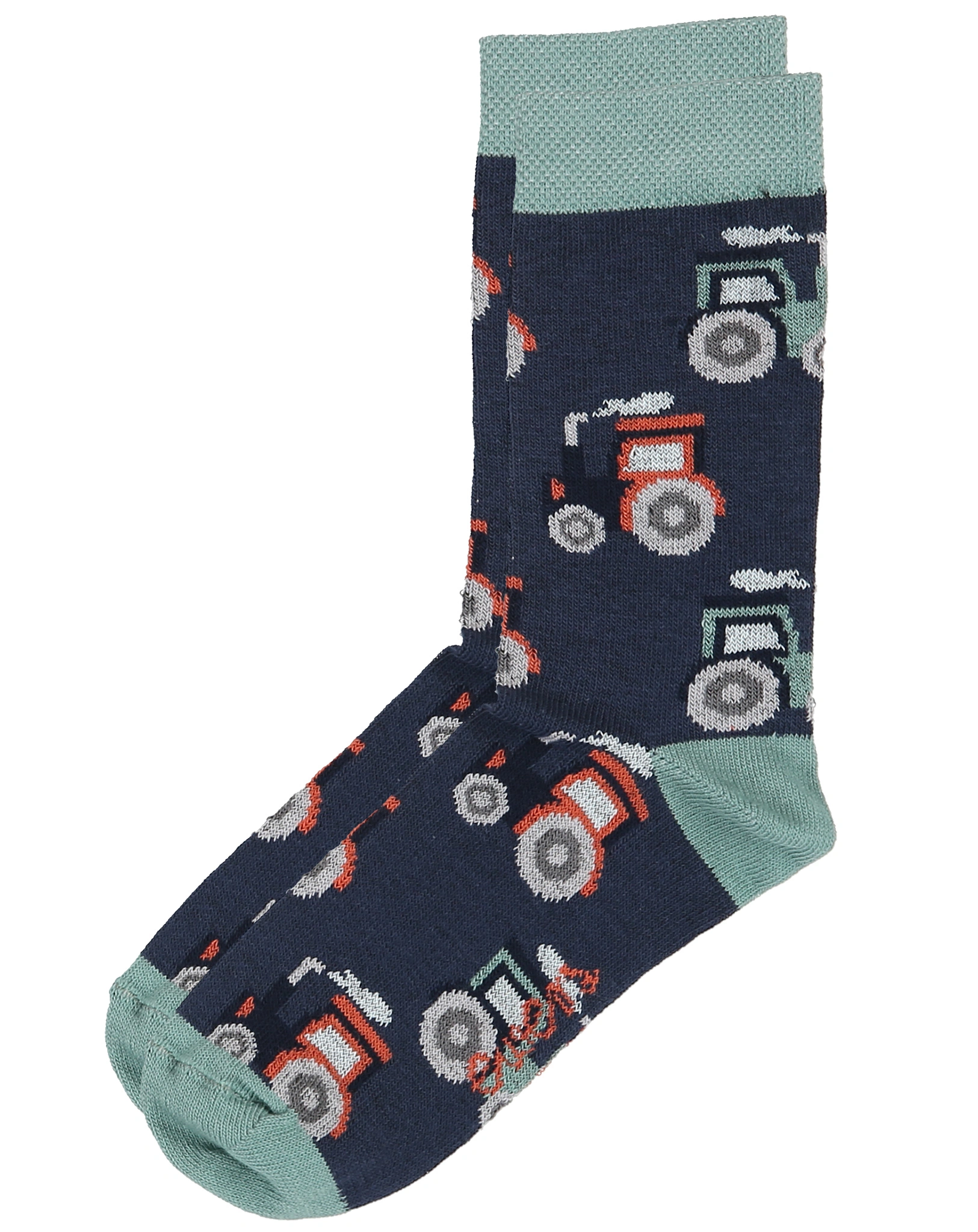 Socken TRECKER 3er-Pack in  navy/salbei