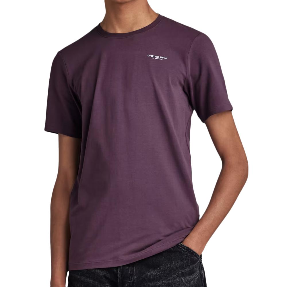 T-shirt Violet Homme G-Star Raw D19070