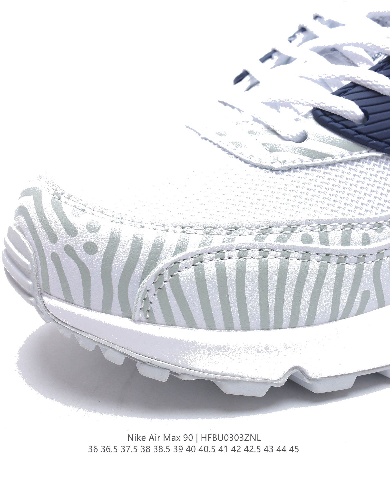 Nike Air Max 90Euro Tour Zebra CW7574-100 Dames & Heren