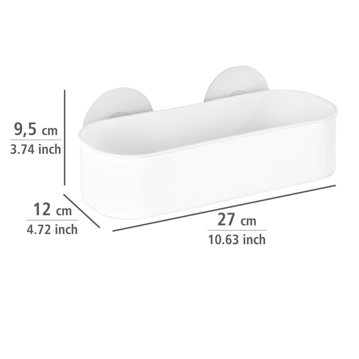 Wenko Static-Loc Wandablage OSIMO 2er-Set