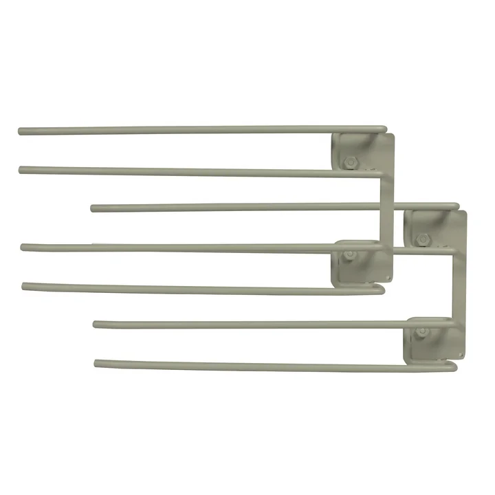 String - Hanger Rack Modul für Weingläser, 16 x 20 cm, beige (2er-Set)