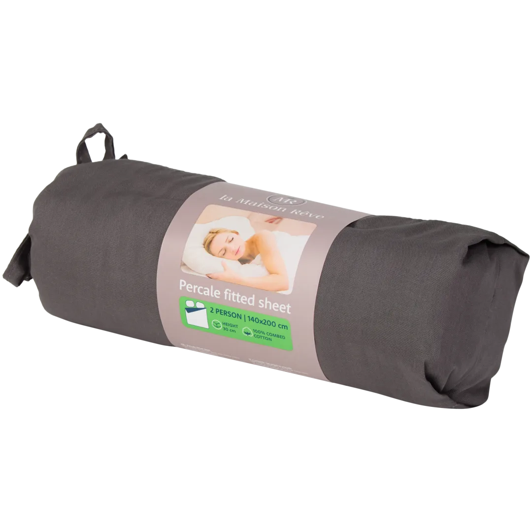 Drap-housse en percale de coton La Maison Rêve