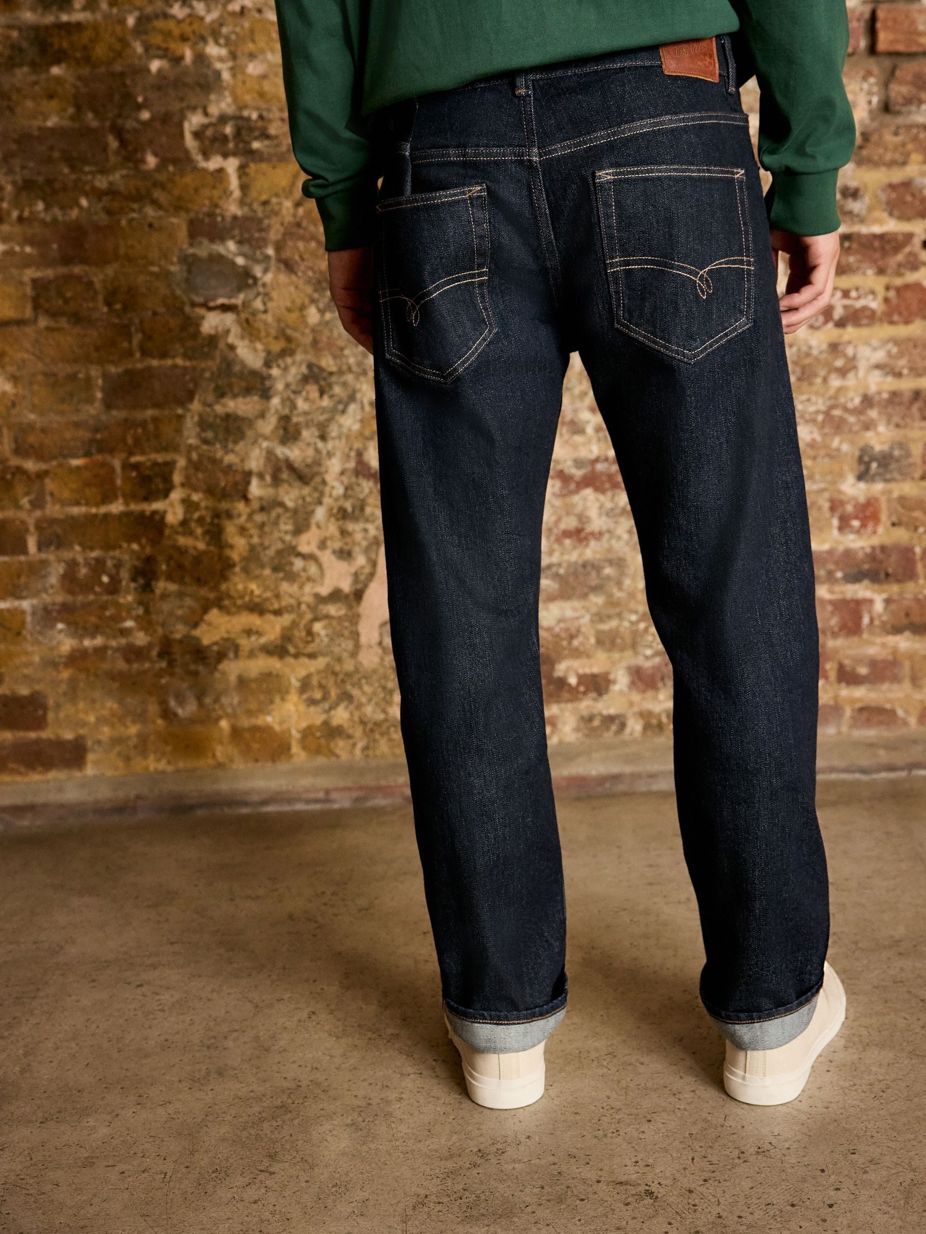 Indigo blauwe wassing - Straight fit - Signature Japanse zelfkant denim jeans