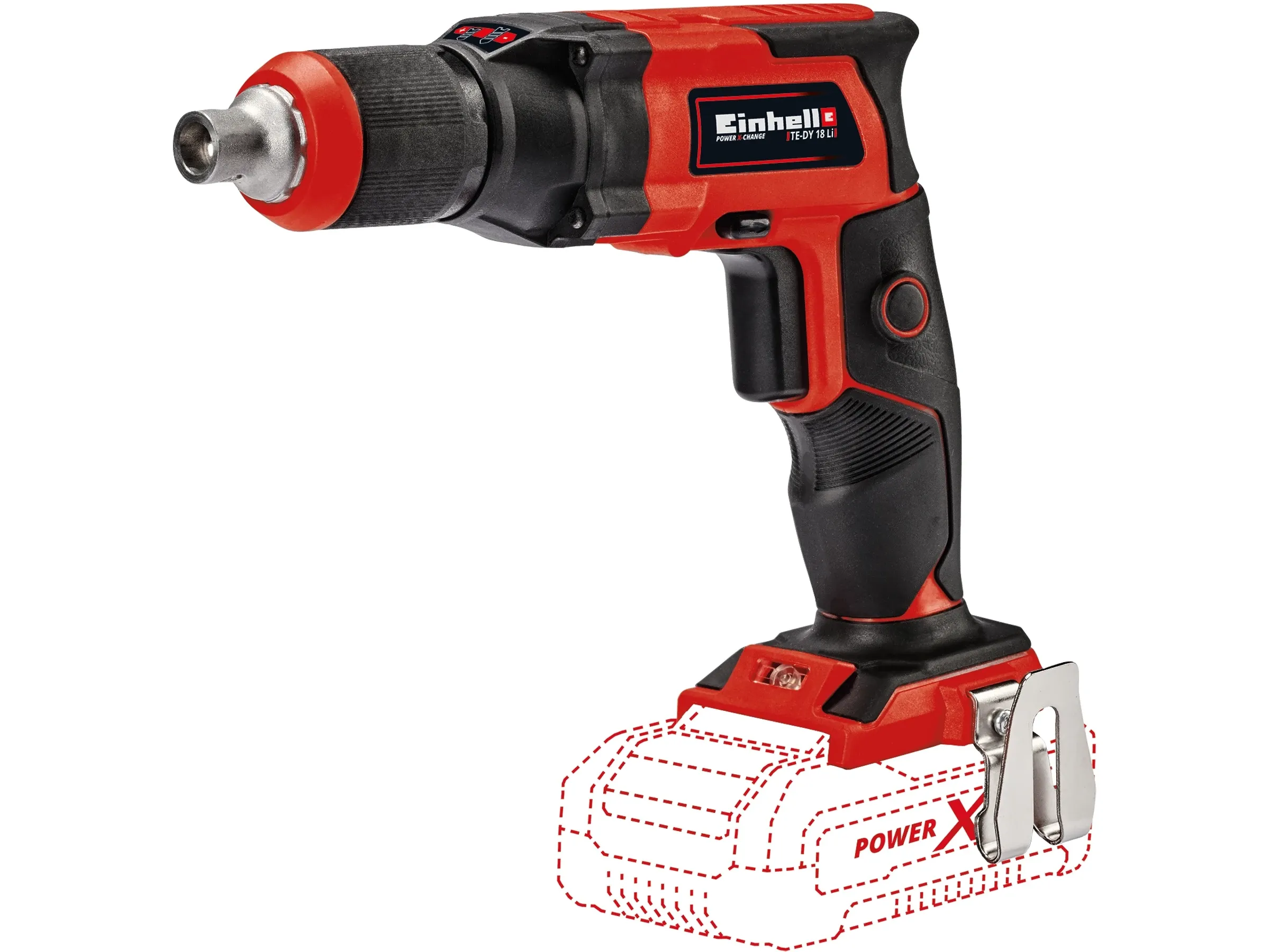 Einhell 18 V Akku-Trockenbauschrauber Power X-Change TE-DY 18 Li Solo mit Koffer