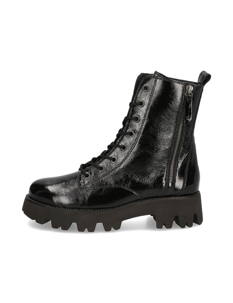 Lackleder Schnürboot