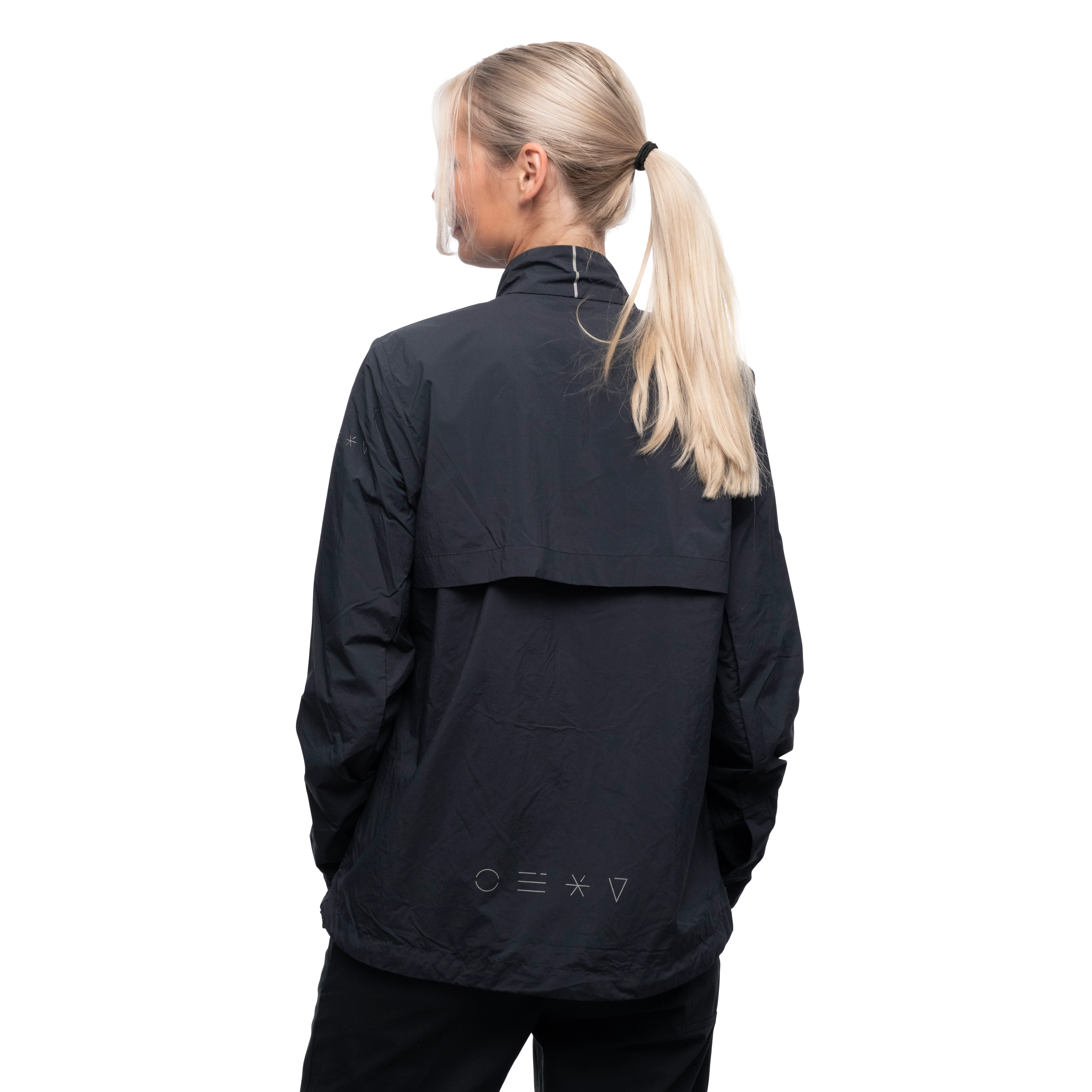 Oslo Urban Commute Windbreaker Jacket Women Black