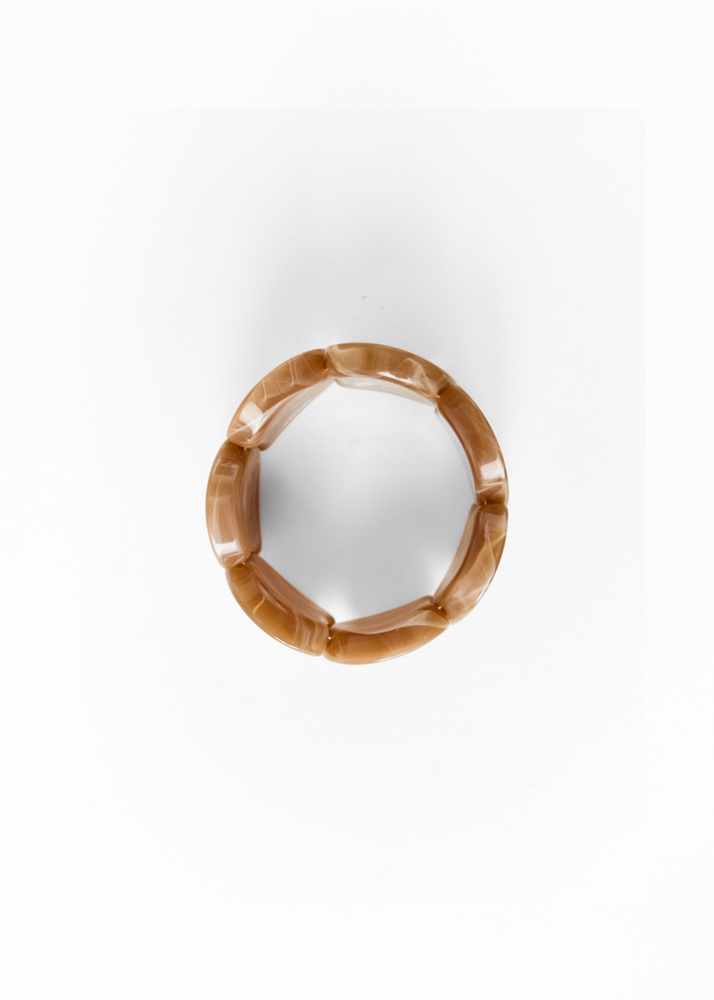 Caro Armband taupe