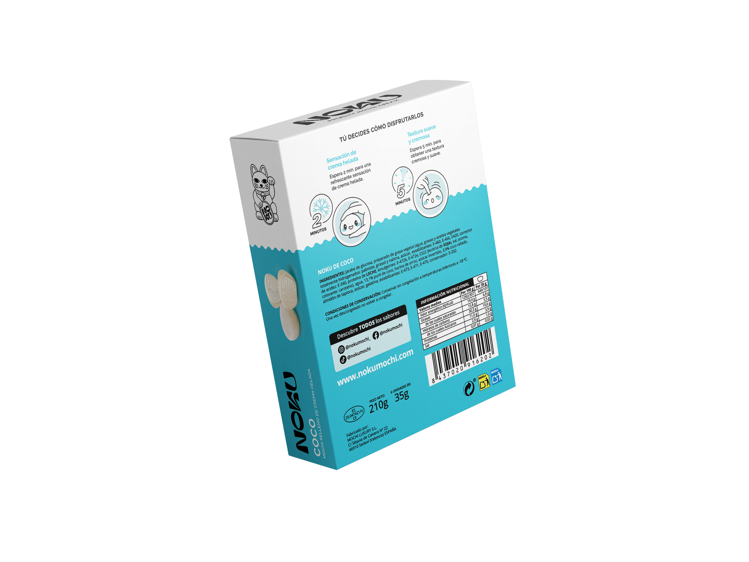 GELADO MOCHI NOKU COCO 210G ( 6UN )