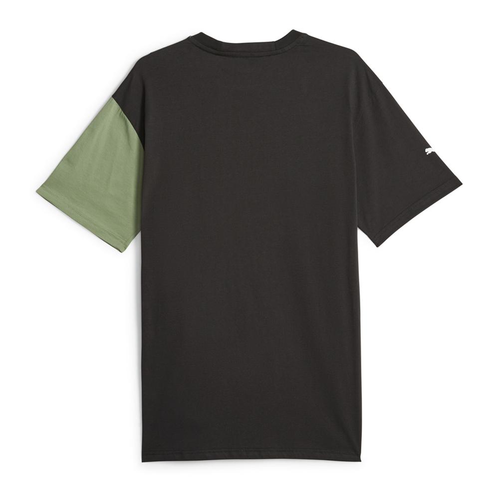 Puma T-shirt Noir/Vert Homme Puma Statement