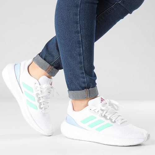 Baskets Femme Runfalcon 3.0 HP7561 Footwear White Pulse Mint Blue Dawn