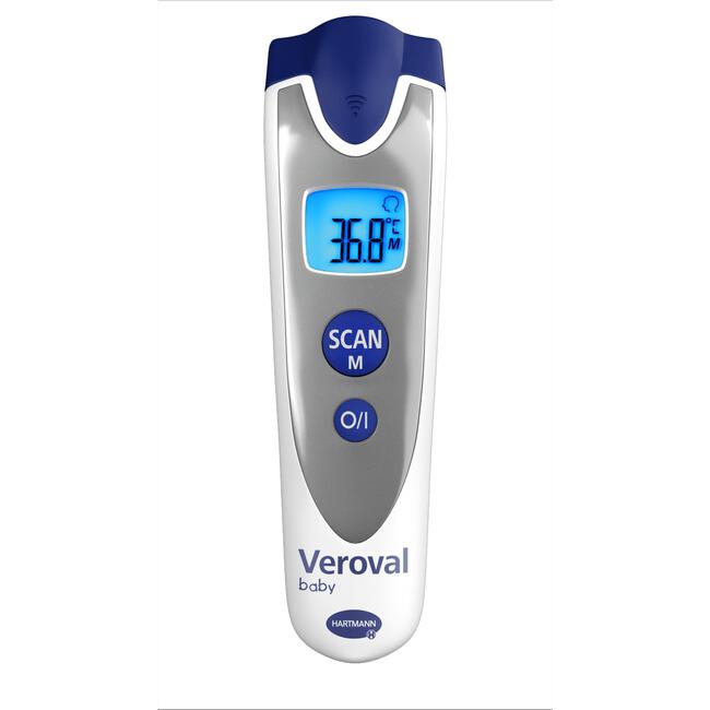 Veroval Baby 3 in 1 infrarood koortsthermometer voor contactloze meting