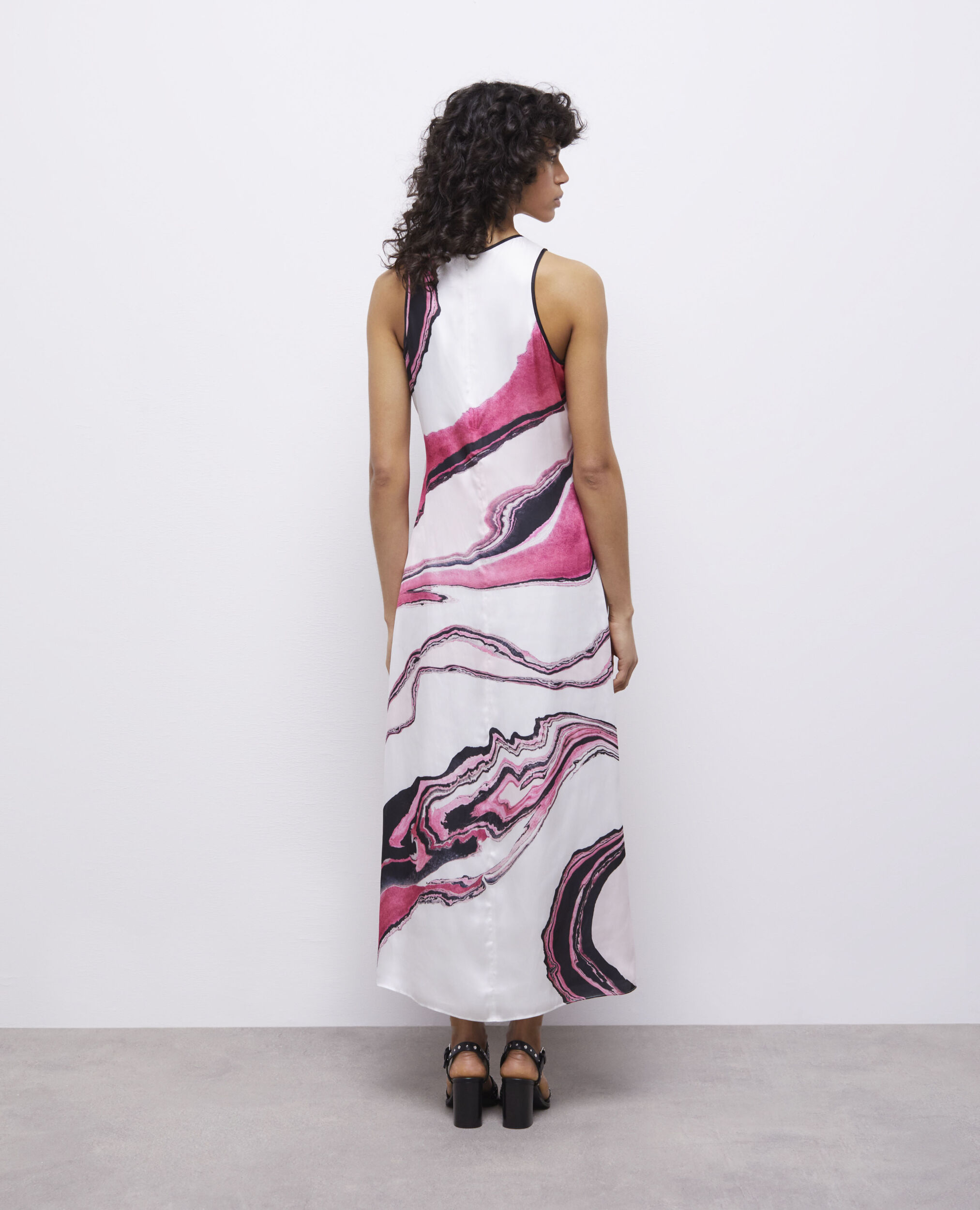 Robe longue imprimée