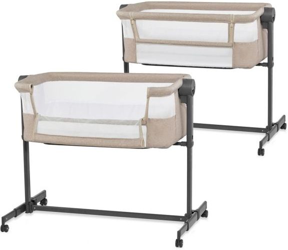 Kinderkraft - NESTEE UP 2 - Cododo Babybed - Beige - Met Matras - Verstelbaar