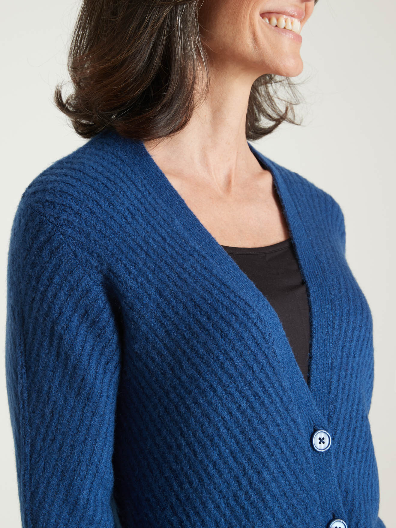 Gilet en maille affinante