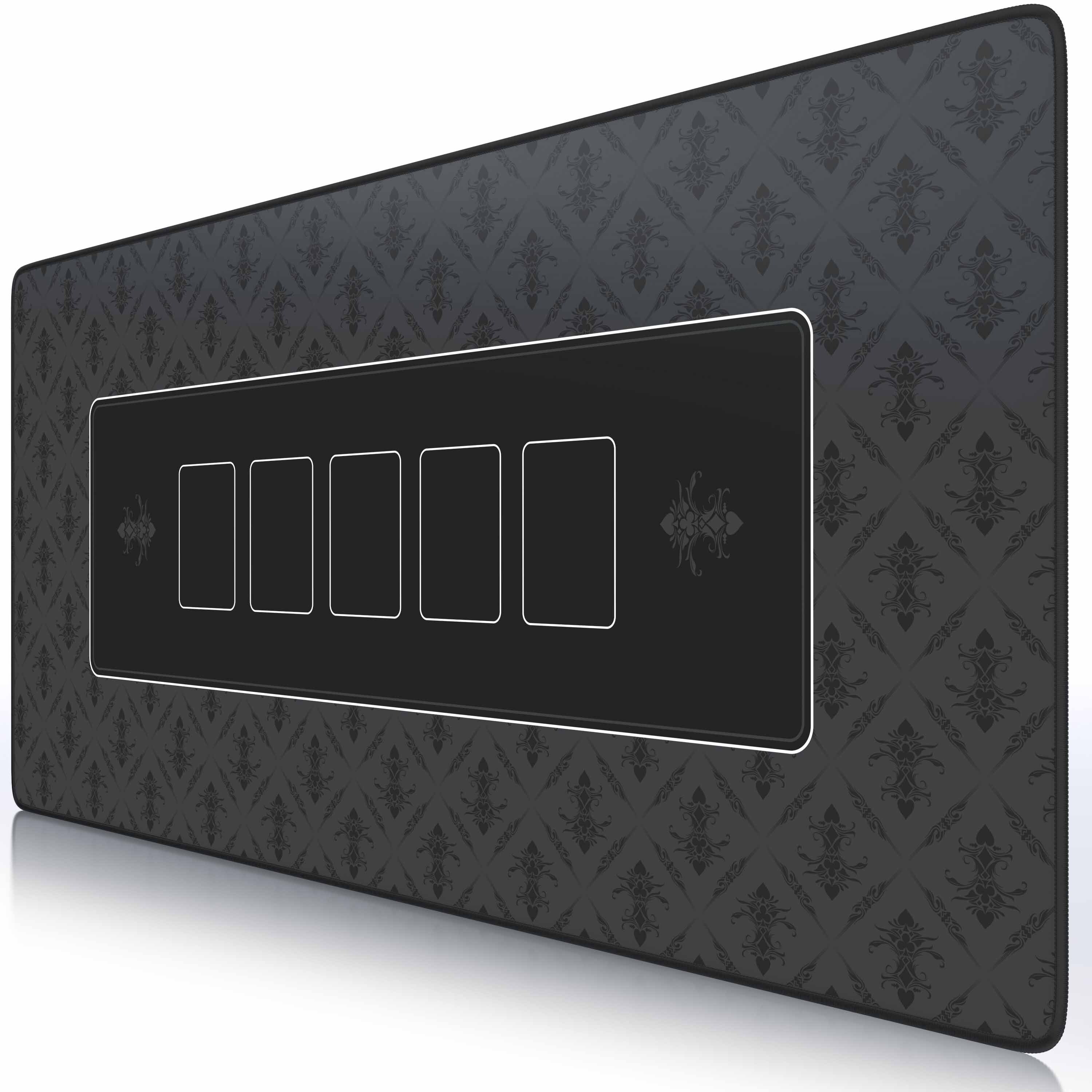 CSL Pokermatte XL Tischauflage für Poker 90 x 40cm / Kartenspiel Matte /Pokertisch Auflage