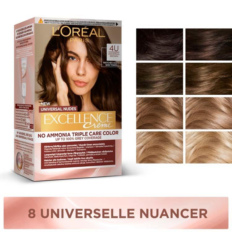 L'Oréal Paris Excellence Universal Nudes 4U Universal Brown 192ml