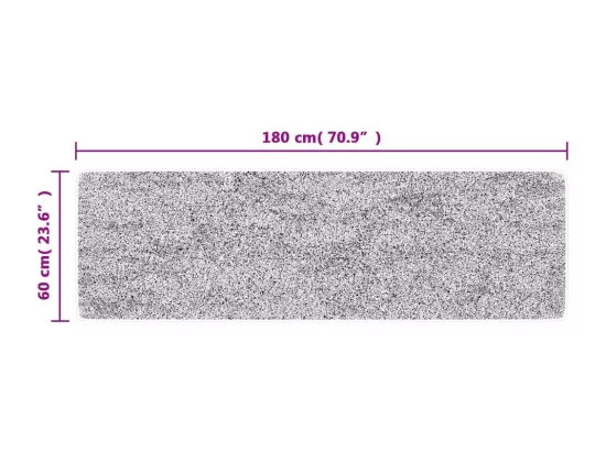Tapis de cuisine multicolore 60x180 cm lavable antidérapant