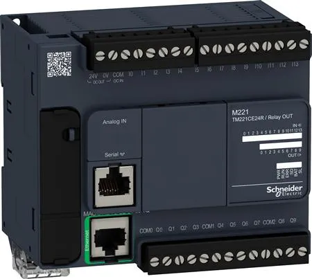 Schneider Electric TM221CE24R, IP20, 50 - 60 Hz, -10 - 55 °C, -25 - 70 °C, 110 mm, 70 mm