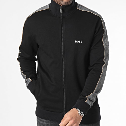 Veste Zippée A Bandes 50511041 Noir