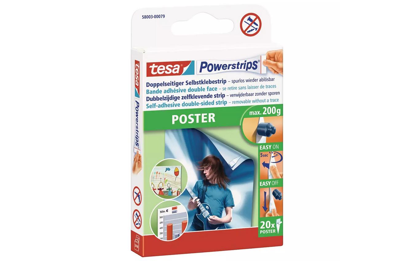 Klebestreifen Poster 20 mm x 40 mmPoster-Klebestreifen