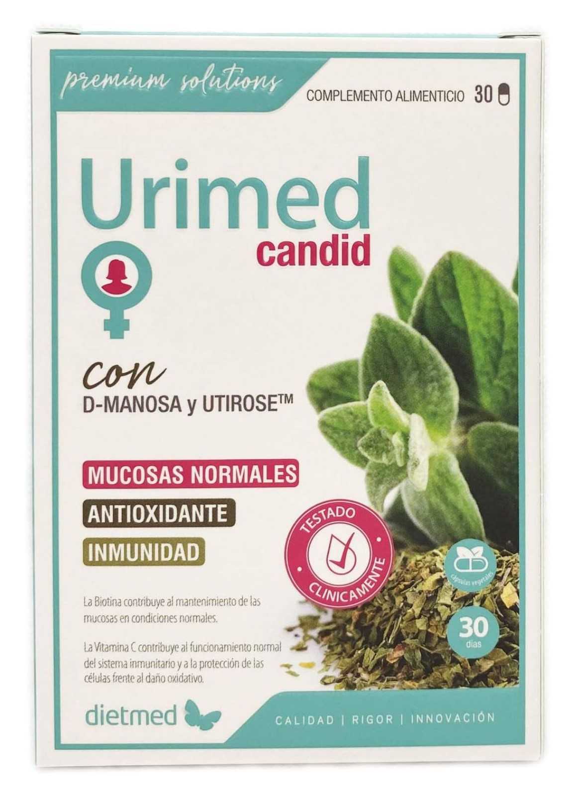 Dietmed Urimed Candid 30 cápsulas