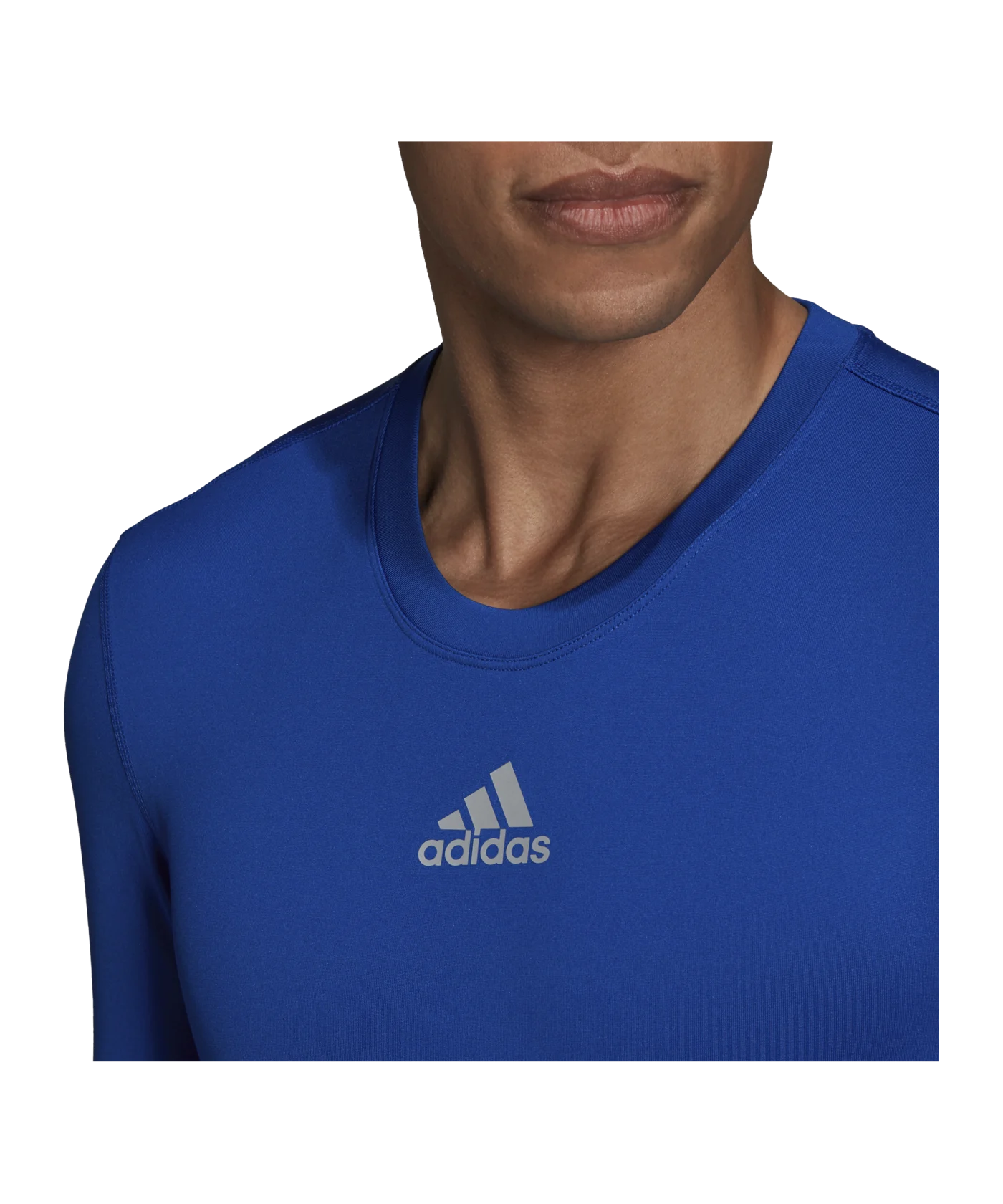 adidas TechFit Warm Longsleeve Blau
