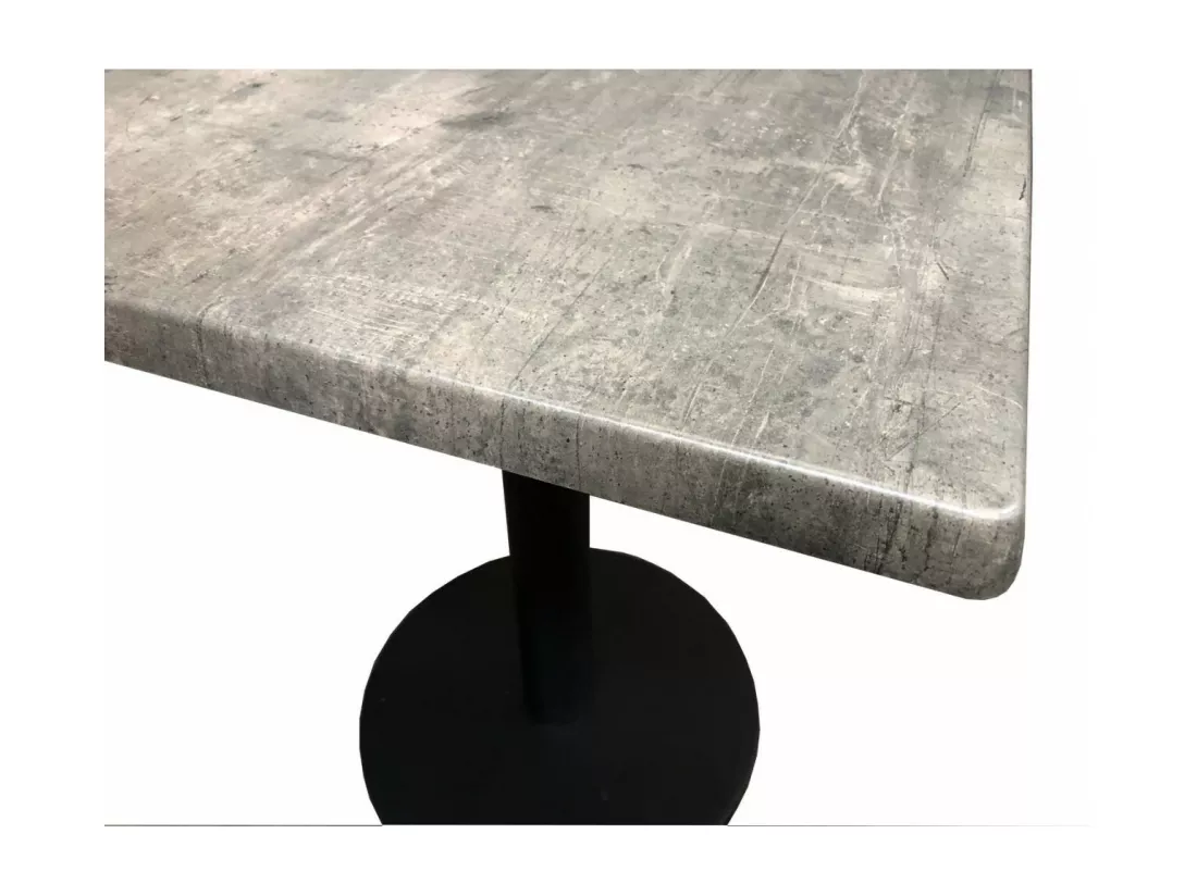 OAKLAND - Table haute imitation béton