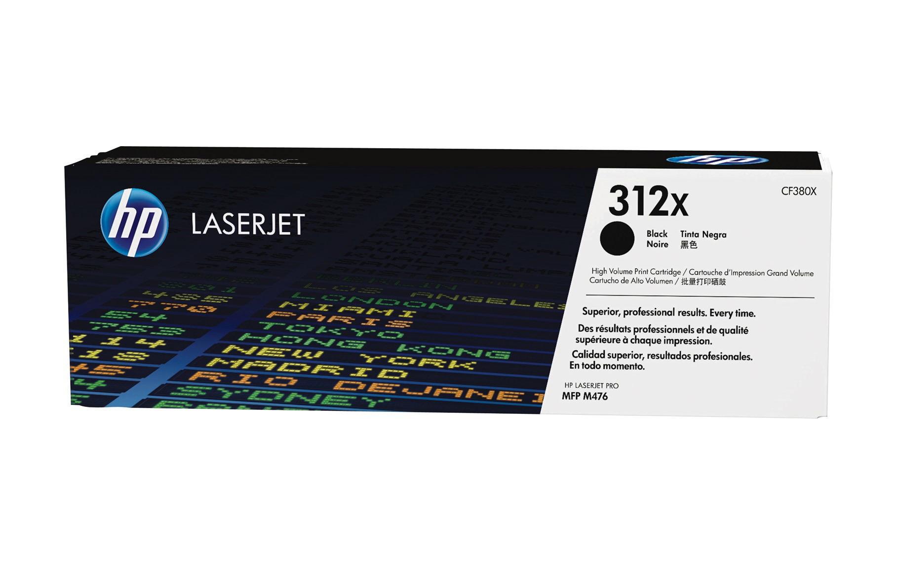 Toner Nr. 312X (CF380X) Black<br>Tonerkartusche