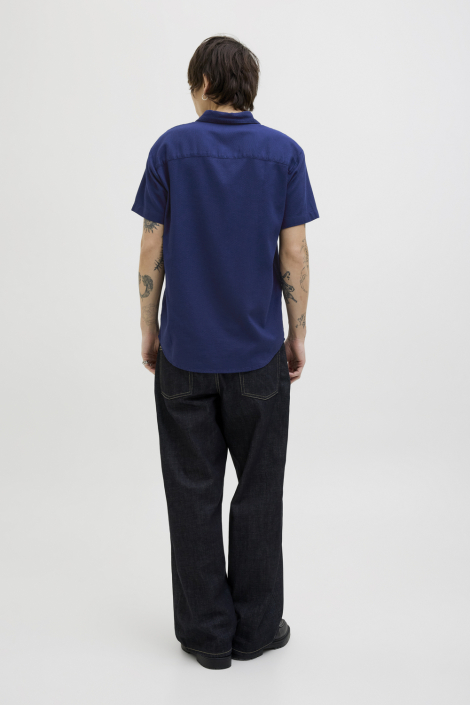 Jack & Jones blauwe heren overhemd