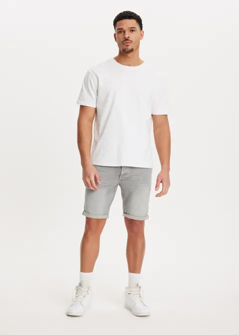 Skinny korte broek grijs (GRS.UL)