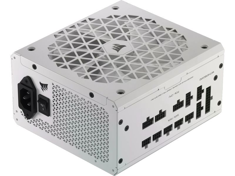 Corsair Netzteil RMx SHIFT White RM850x 850 W Vollmodulares ATX-Netzteil mit 850 W und 80 PLUS Gold Zertifizierung