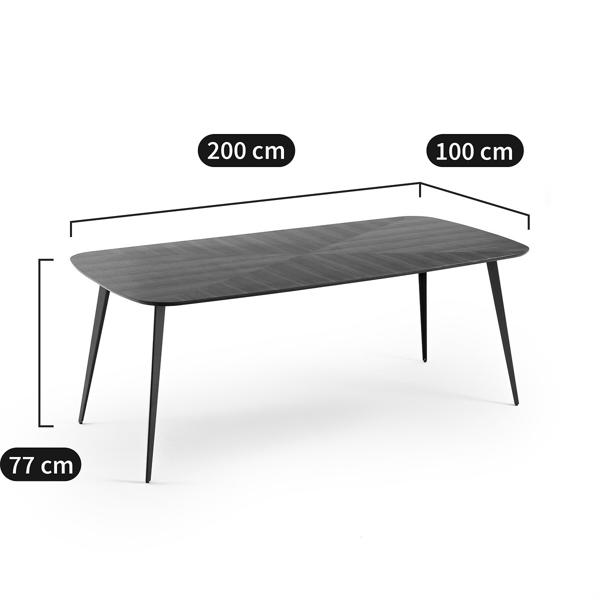 LA REDOUTE INTERIEURS<br>Mesa vintage para 8 pessoas. Watford
