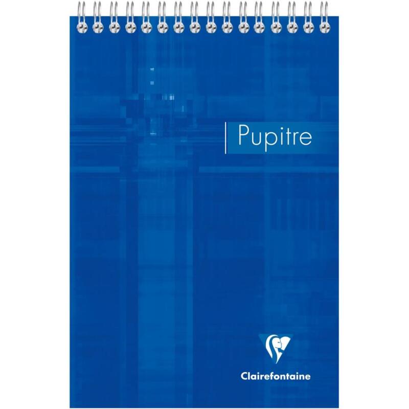 Bloc Pupitre reliure intégrale A5 80 feuiiles détachables lignées Couleur aléatoire
