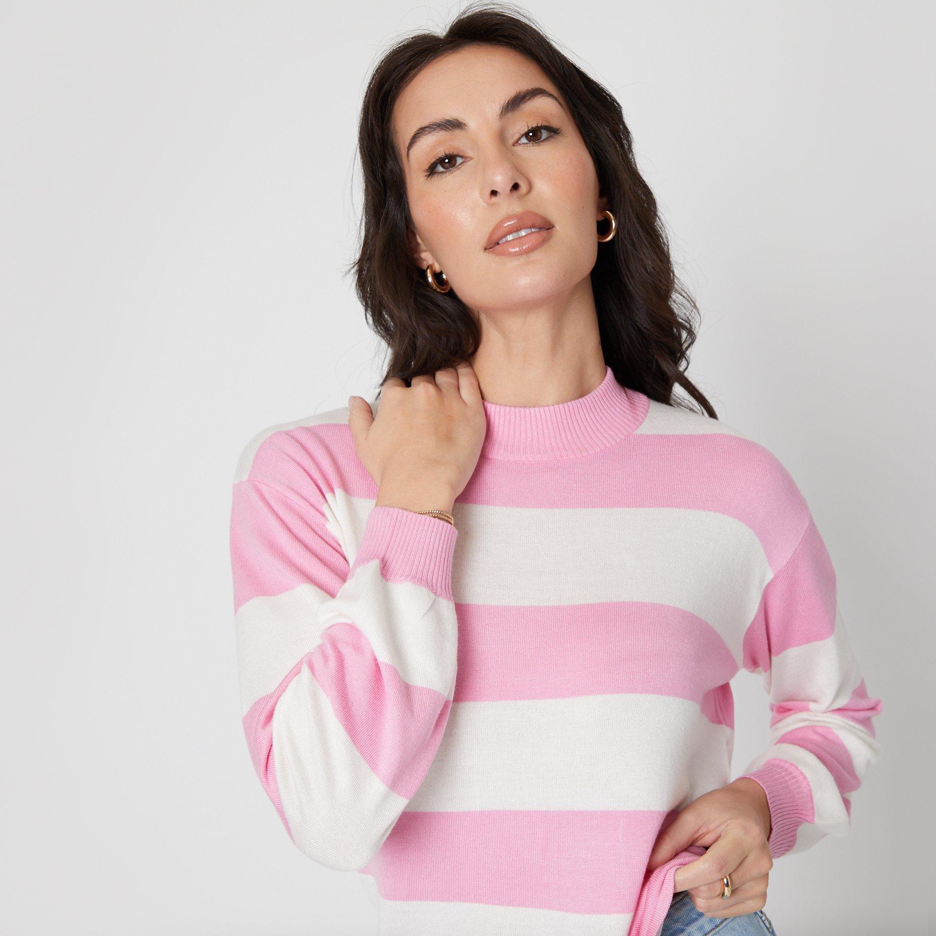 Be You Ladies Stripe Jumper