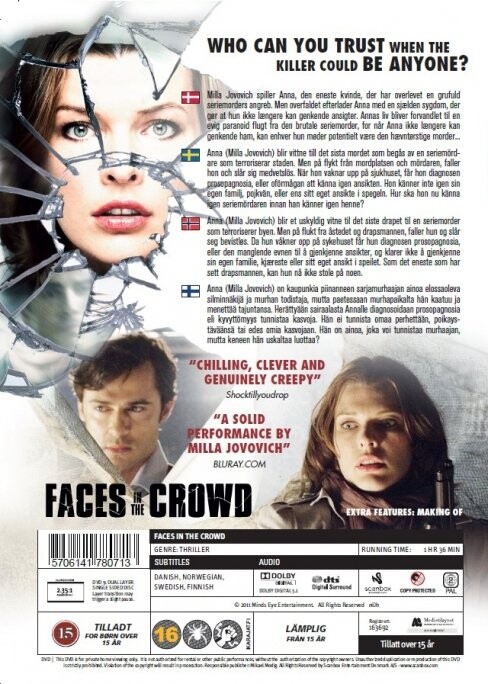 Faces In The Crowd - DVD