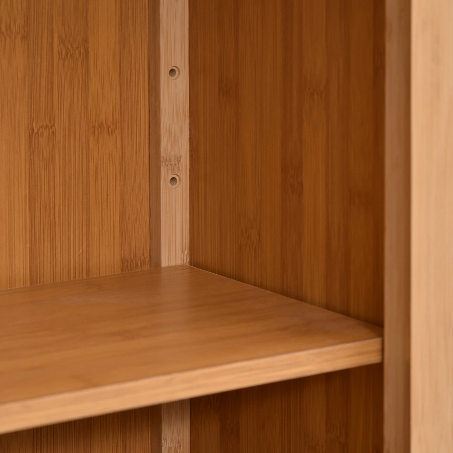 HOMCOM Badezimmerschrank natur